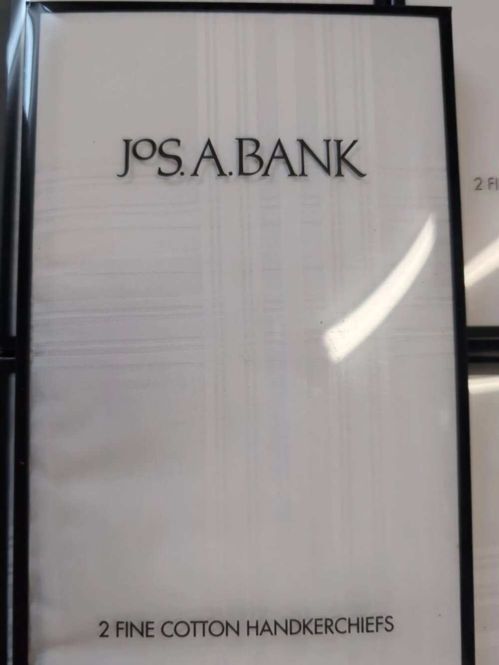 Jos A Bank - 2 Fine Cotton Handkerchiefs